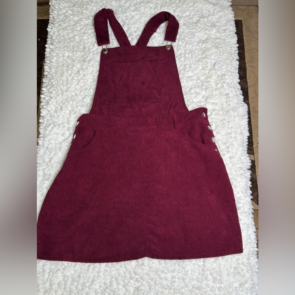 New Look Red Sleeveless Square Neck Casual Dress